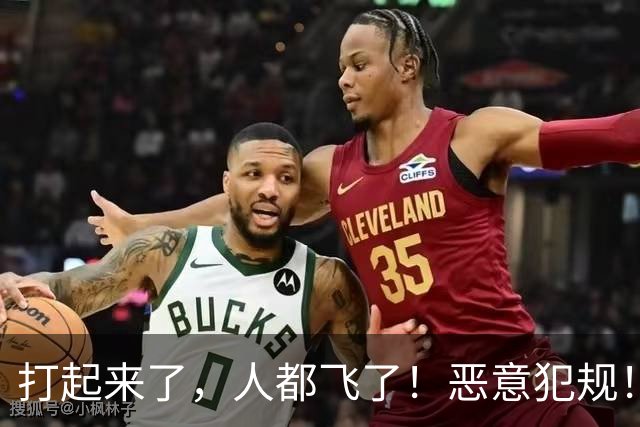 打起来了，人都飞了！恶意犯规！状元伤退离场！真TM脏啊...